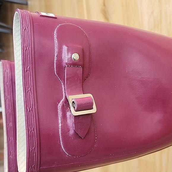 Hunter Tall Wellie Gloss Rain Boots size 37 - Picture 10 of 15